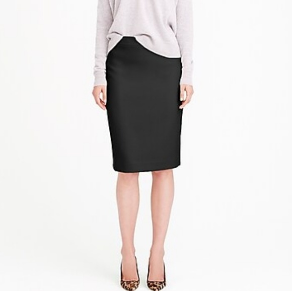 J. Crew Dresses & Skirts - J.CREW NO. 2 PENCIL SKIRT BLACK WOOL SZ 12